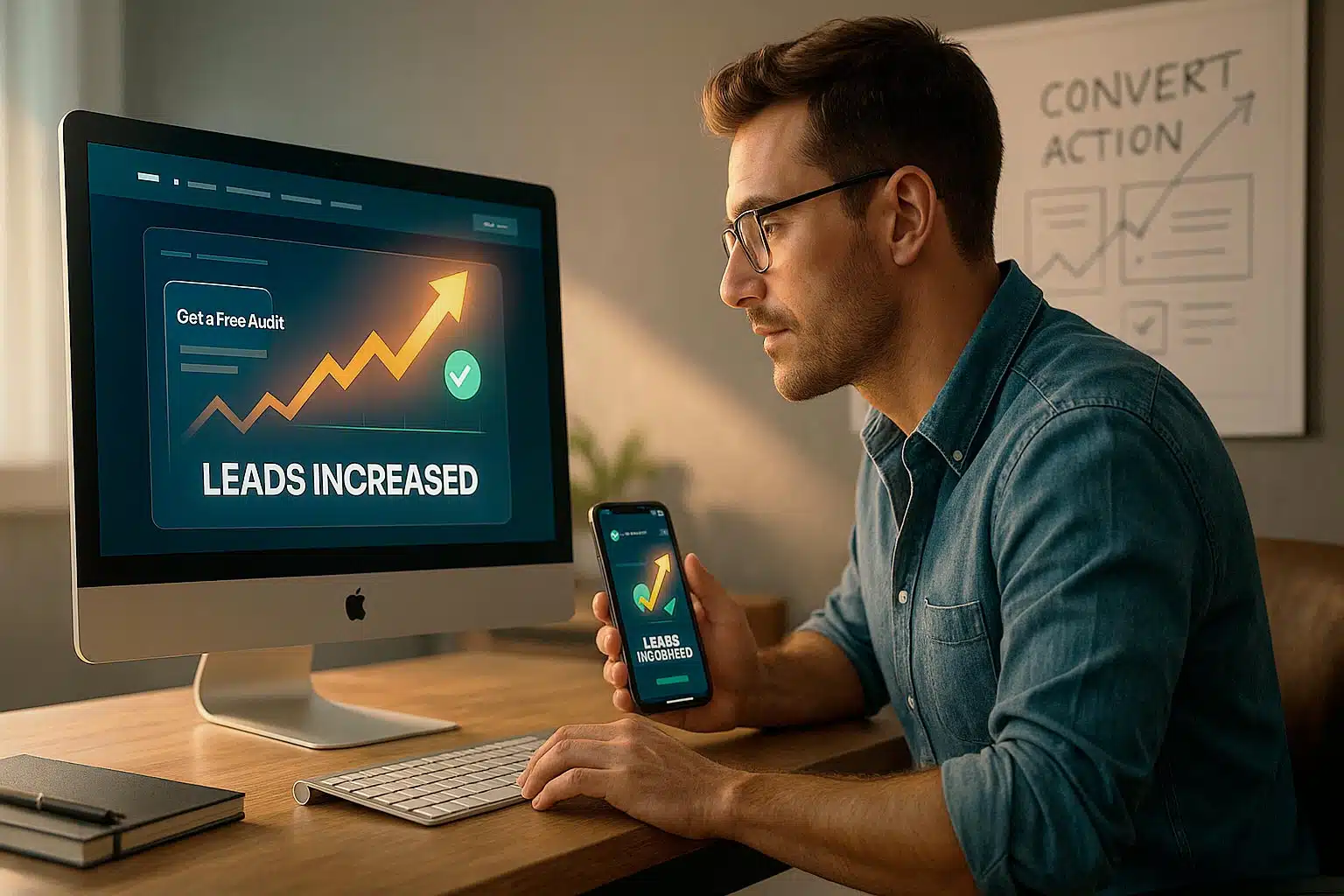 Visual guide on improving website conversion rate