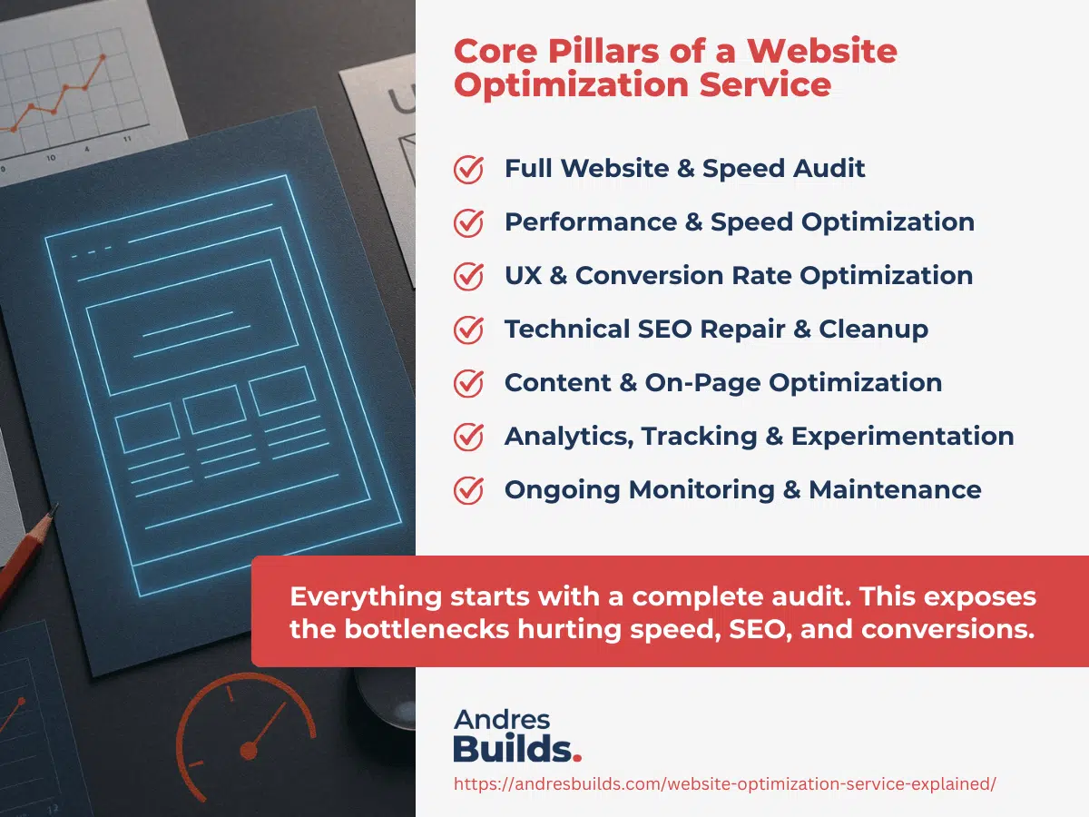 Core Pillars of a Website Optimization Service