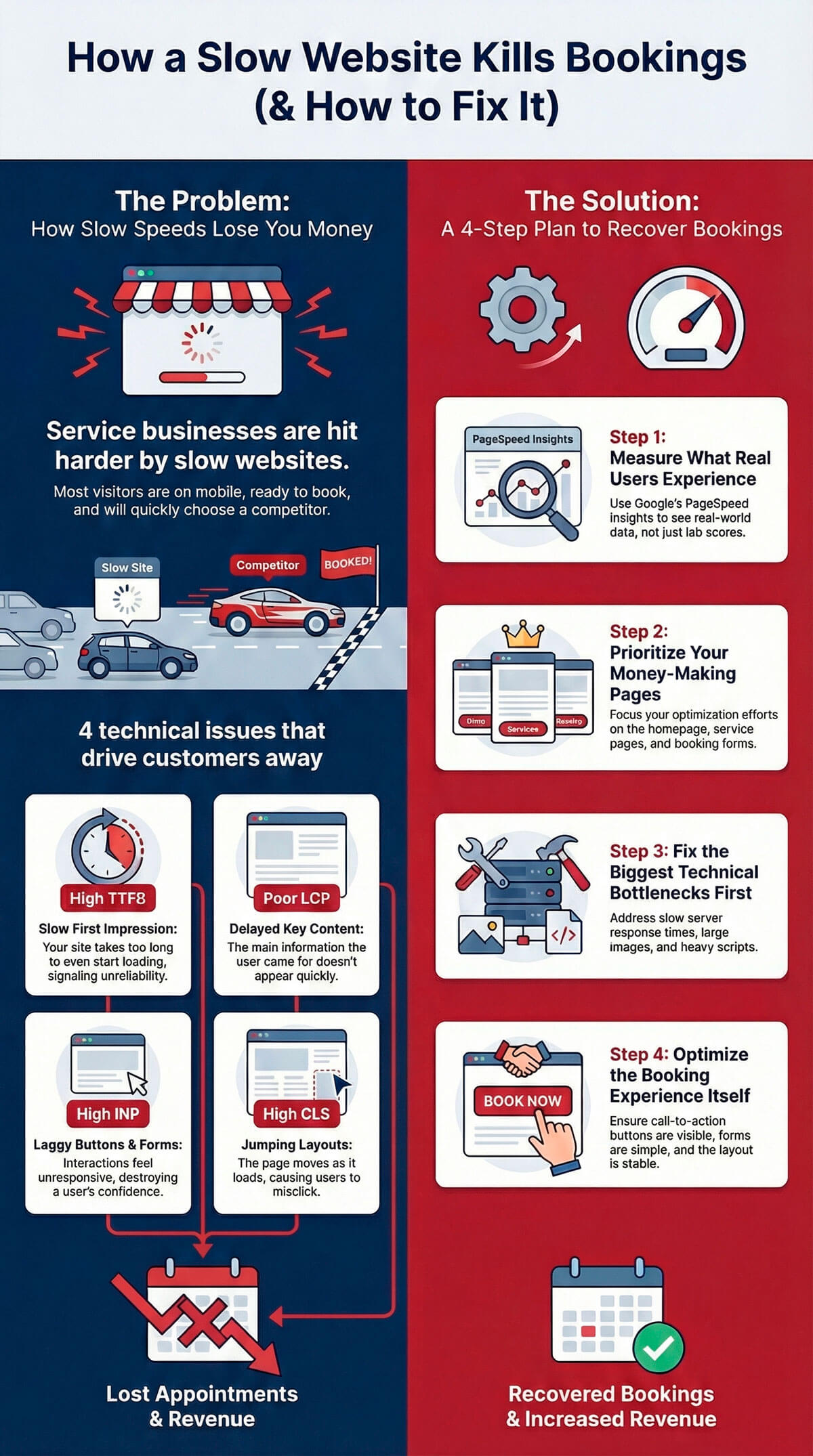 Infographic: How a Slow Website Kills Bookings