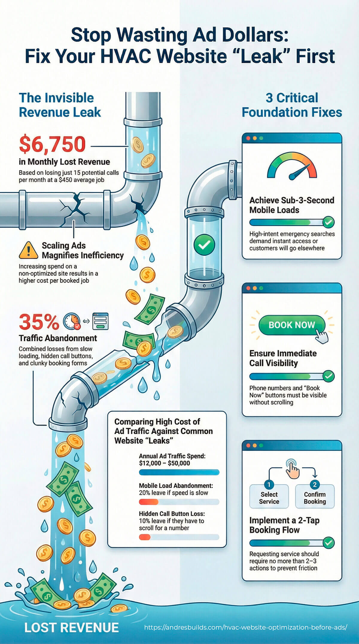 4 HVAC Website Optimization Fixes Before You Spend on Ads
