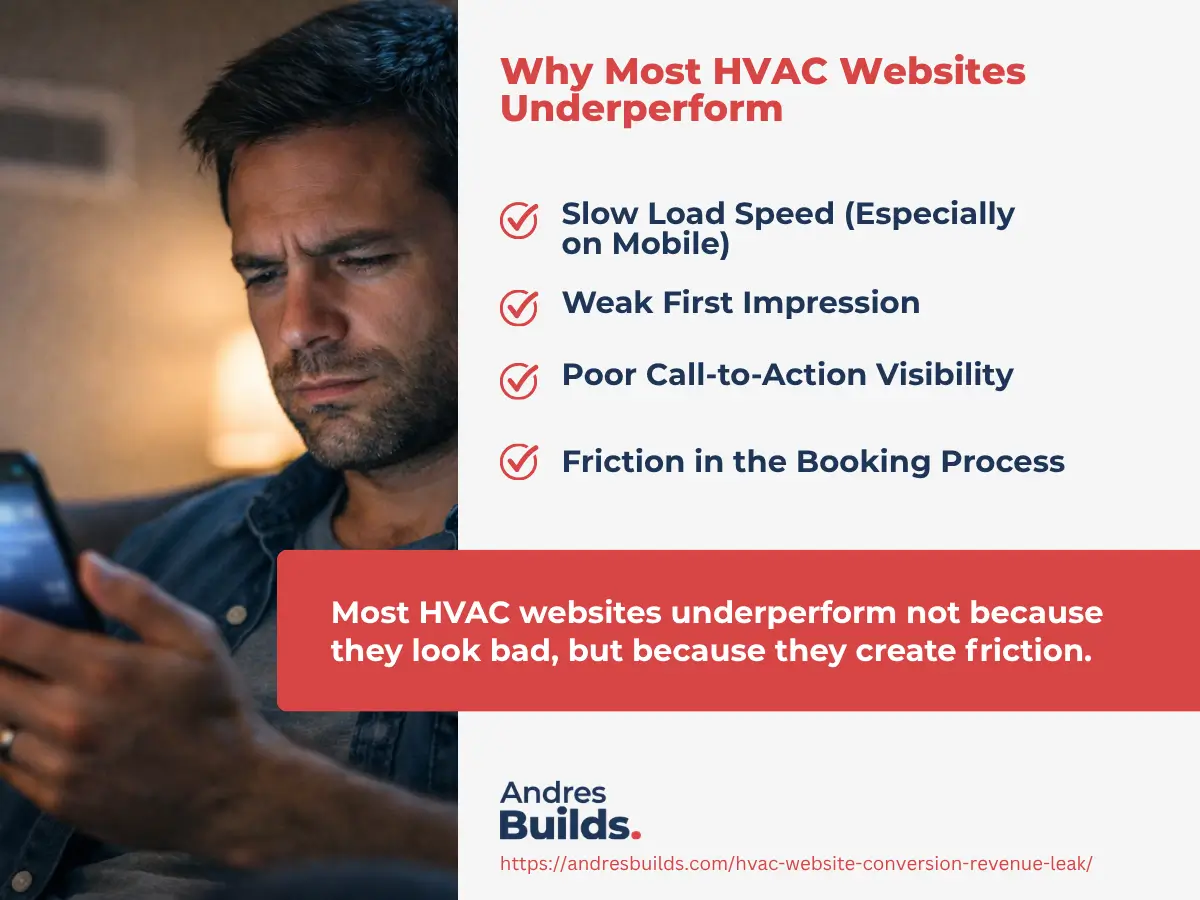 Why Most HVAC Websites Underperform